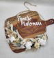 Preview: Handgemachter Trockenblumenkranz in Boho-Stil mit Eukalyptus